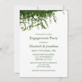 Invitación Hanging Ivy Greeneration Engagement Party