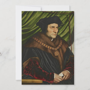Invitación Hans Holbein, el joven - Retrato de Sir Thomas