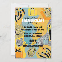 Hanukkah Happy Glitzy Art