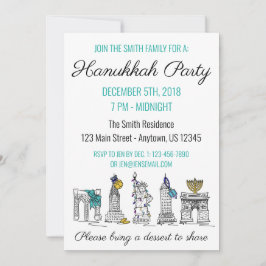 Invitación Hanukkah NYC de Nueva York: Festividades judías