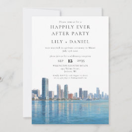 Invitación Happily Ever After Miami Wedding