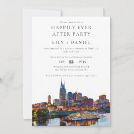 Invitación Happily Ever After Nashville Wedding