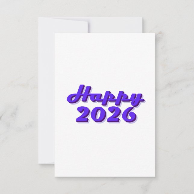 Invitación Happy 2026 (Anverso)