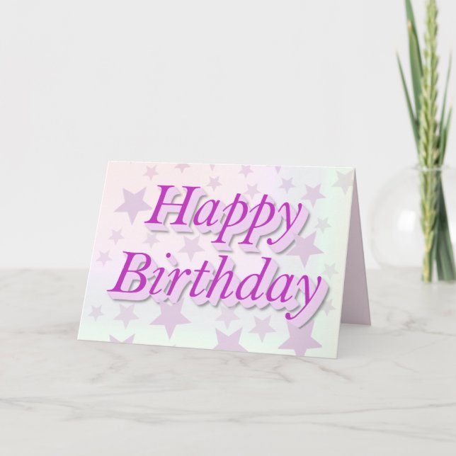 Invitación Happy Birthday!! (Anverso)