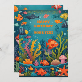 Invitación Happy Birthday Card - Personalise BD Card