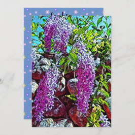 Invitación Happy blooming flower