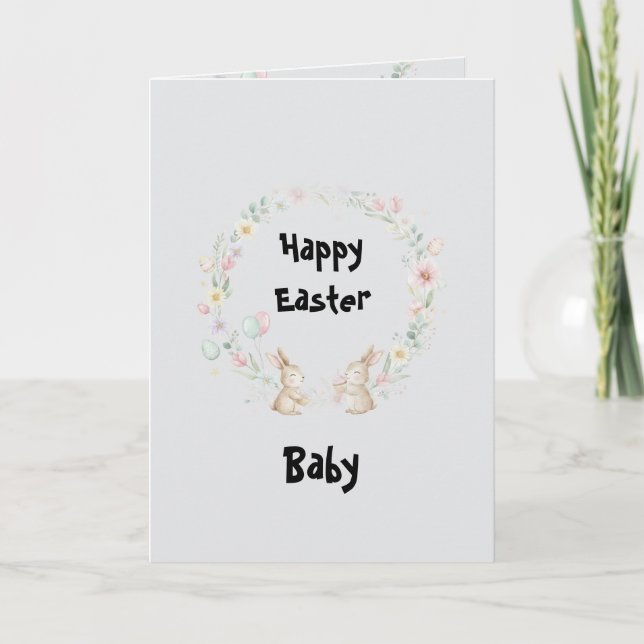 Invitación Happy Easter Kids Greeting Card (Anverso)