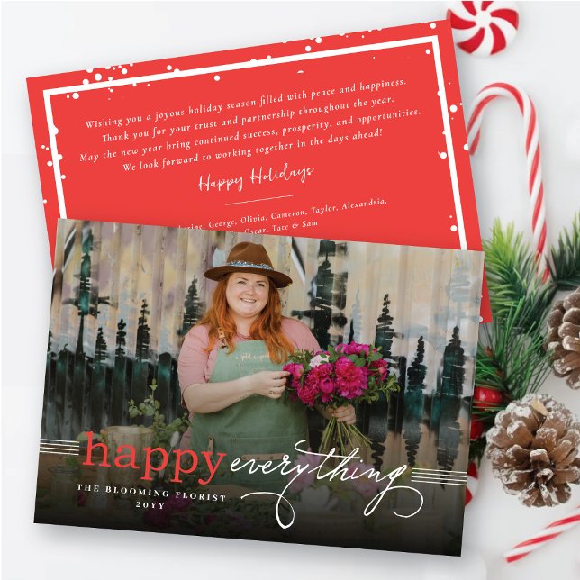 Invitación Happy Everything Simple Typography Business (Subido por el creador)