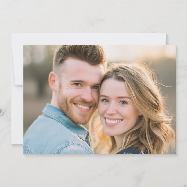 Invitación Happy Golden Hour Photo (Anverso)