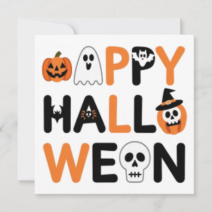 Invitación Happy halloween
