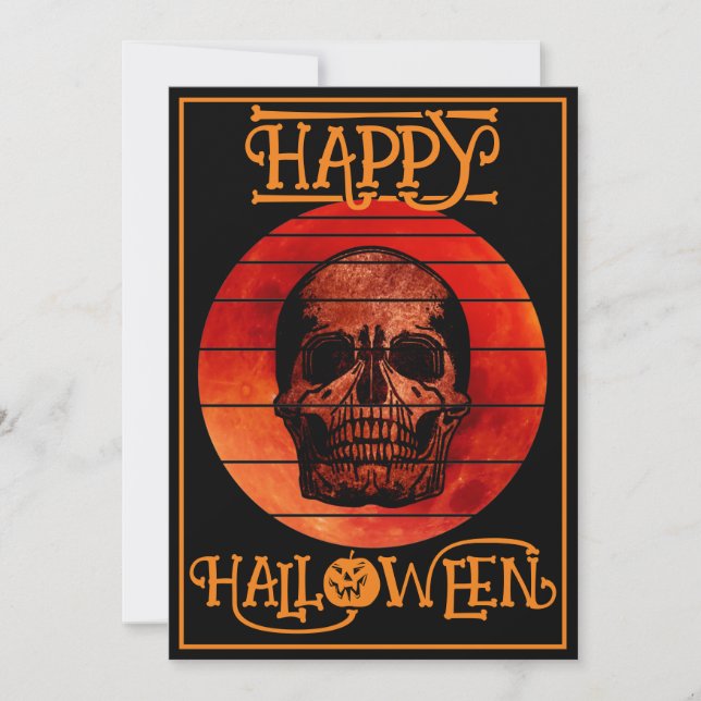 INVITACIÓN HAPPY HALLOWEEN HAPPY DEAD COSTUME EVENTO (Anverso)