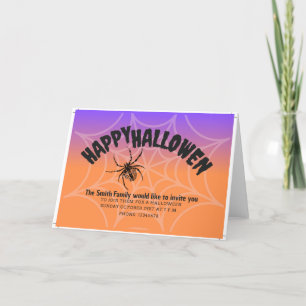 Invitación Happy Hallowen