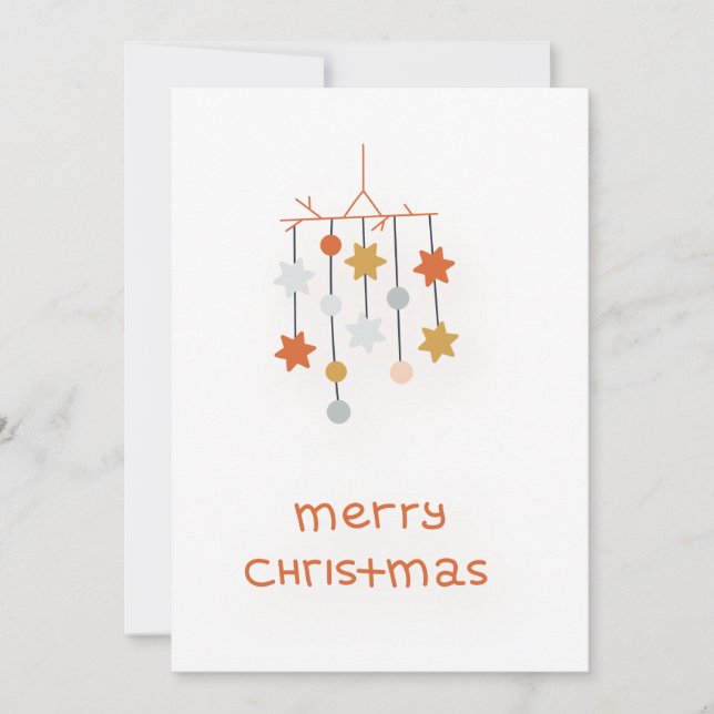 Invitación Happy Merry Christmas  (Anverso)