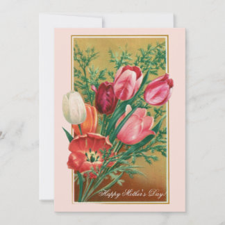 Invitación Happy Mother's Day!  Retro Congratulations card