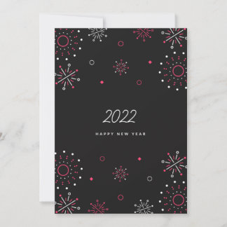 Invitación Happy new year invitation card