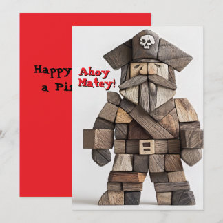 Invitación Happy Talk Like a Pirate Day Card