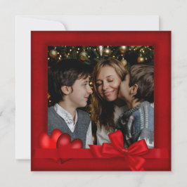 Invitación Happy Valentine's Day Card with Photo