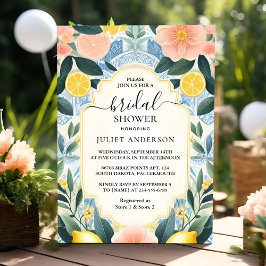 Invitación Harch Food Fun Fruit Lime Lemon Bridal Ducha