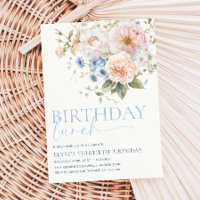 Hargrove Blue Floral Birday Lunch