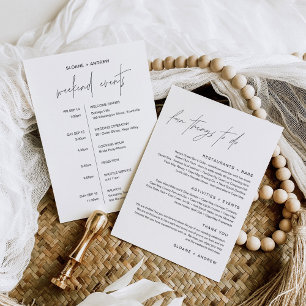 Invitación HARLOW Cosas Diversas Para Hacer Una Carta De Bien