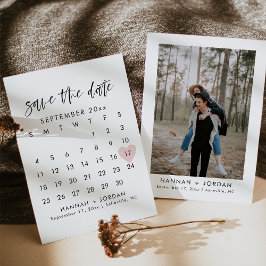 Invitación HARPER caligrafía moderna salva la fecha Invitació