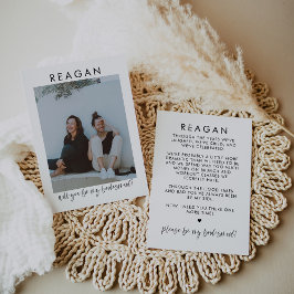 Invitación HARPER foto propuesta de dama de honor