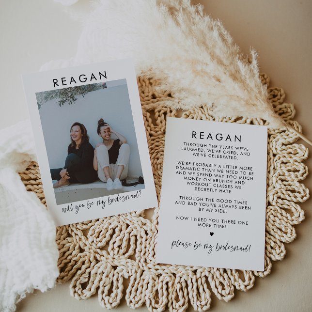 Invitación HARPER foto propuesta de dama de honor (Subido por el creador)