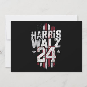 Invitación Harris Walz 2024 Kamala Harris 2024 Tim Walz 2024