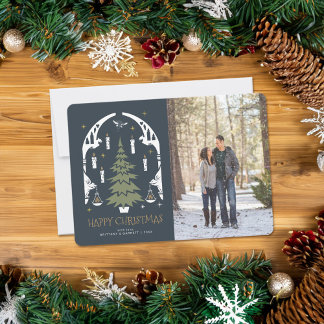 Invitación HARRY POTTER™ Árbol mágico de Navidad