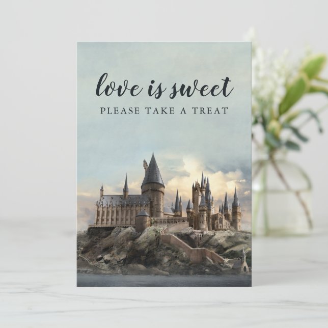 Invitación Harry Potter Bridal Shower Por Favor Toma Una (Anverso de pie)