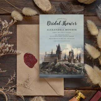 Invitación Harry Potter | Fiesta de Despedida en el Castillo 