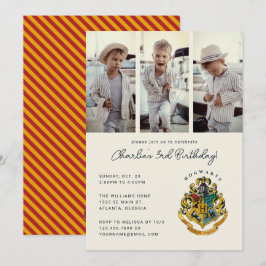 Invitación Harry Potter | Foto de cumpleaños de Hogwarts