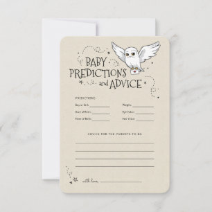 Invitación Harry Potter - Hedwig   Predicciones y consejos pa