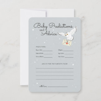 Invitación Harry Potter Hedwig - Predicciones y Consejos para
