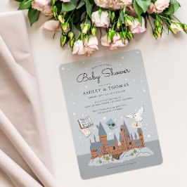 Invitación Harry Potter | Hogwarts Castle Baby Shower