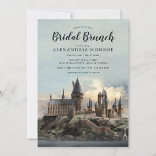 Invitación Harry Potter   Hogwarts Castle Bridal Brunch