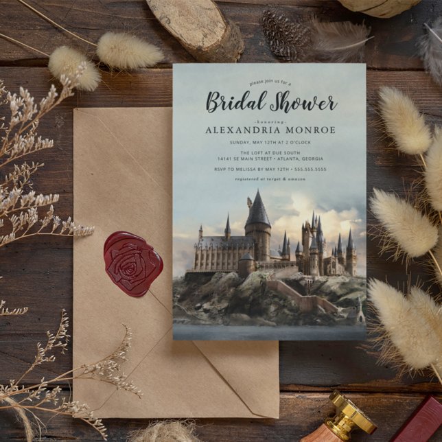 Invitación Harry Potter | Hogwarts Castle Bridal Shower (Subido por el creador)