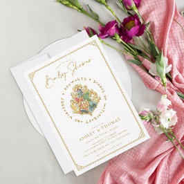 Invitación Harry Potter | Hogwarts Crest Baby Shower