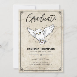 Invitación Harry Potter | Partido de Graduación de Hedwig