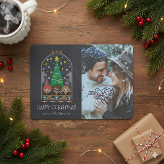 Invitación HARRY POTTER™ Punto de Cruz Navideño