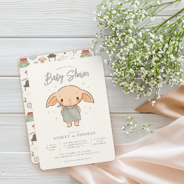 Invitación Harry Potter simple - Dobby Baby Shower