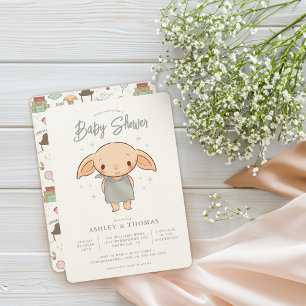 Invitación Harry Potter simple - Dobby Baby Shower