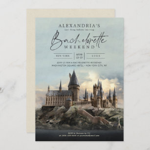 Invitación Harry Potter   Última huida antes del anillo