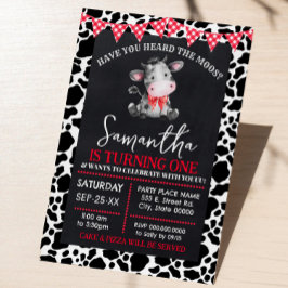 Invitación ¿Has Oído El Cumpleaños De Moos Cow Farm?