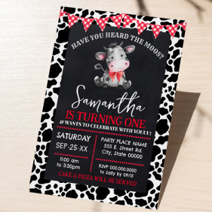 Invitación ¿Has Oído El Cumpleaños De Moos Cow Farm?