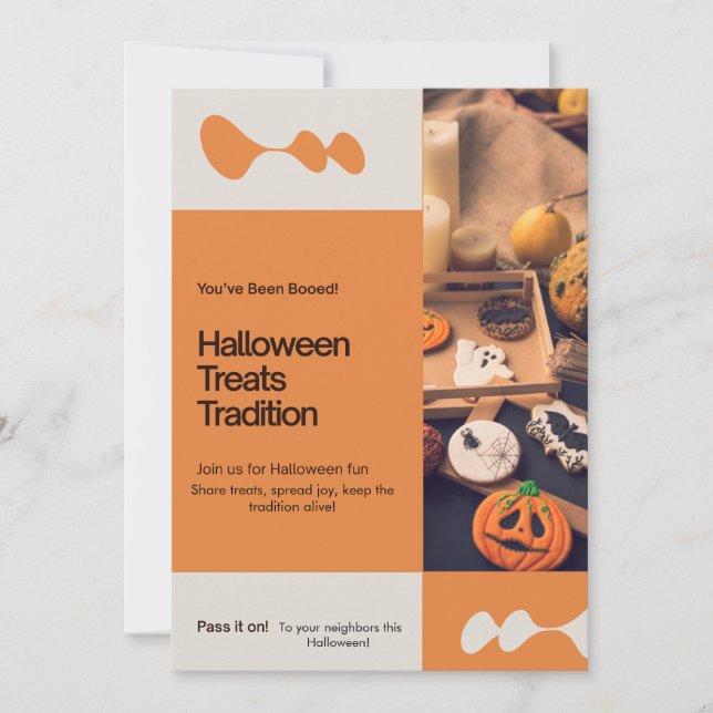 Invitación Has sido abucheado personalizado (Anverso)