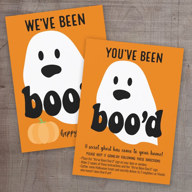 Invitación Has sido Boo'd Game Neighborhood Halloween (Subido por el creador)