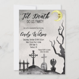 Invitación Hasta la muerte de la Fiesta, fiesta de la soltera