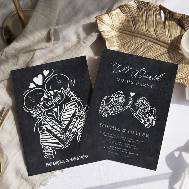 Invitación Hasta la muerte nos hace el Fiesta Boda del Gótico (Subido por el creador)