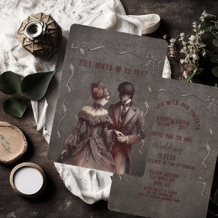 Invitación Hasta La Muerte, Nos Hacen Parecer Boda De Estilo